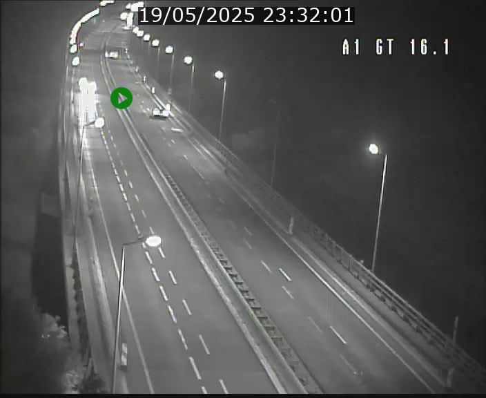 Traffic live webcam Luxembourg Niederanven - A1 direction Allemagne - BK 16.1