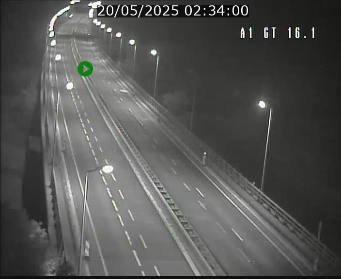 Traffic live webcam Luxembourg Niederanven - A1 direction Allemagne - BK 16.1