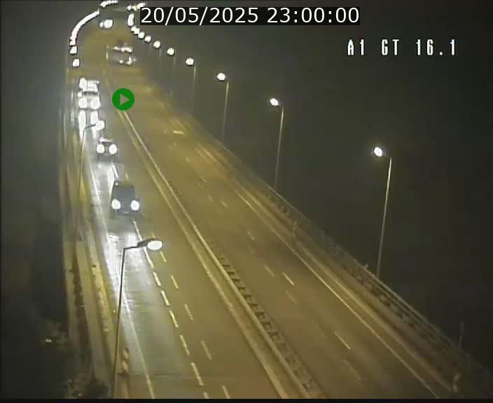 Traffic live webcam Luxembourg Niederanven - A1 direction Allemagne - BK 16.1
