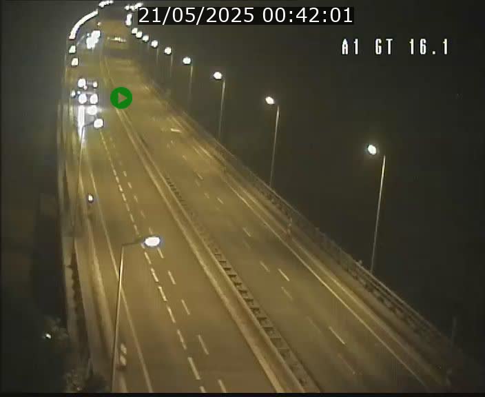 Traffic live webcam Luxembourg Niederanven - A1 direction Allemagne - BK 16.1