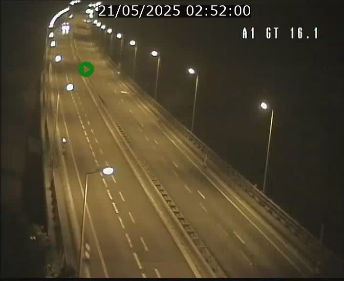 Traffic live webcam Luxembourg Niederanven - A1 direction Allemagne - BK 16.1