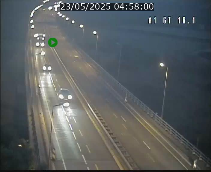 Traffic live webcam Luxembourg Niederanven - A1 direction Allemagne - BK 16.1