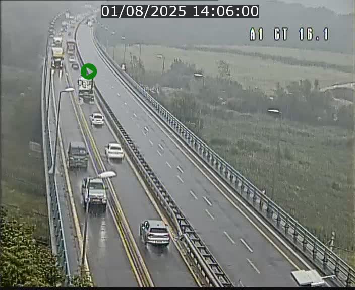 Traffic live webcam Luxembourg Niederanven - A1 direction Allemagne - BK 16.1