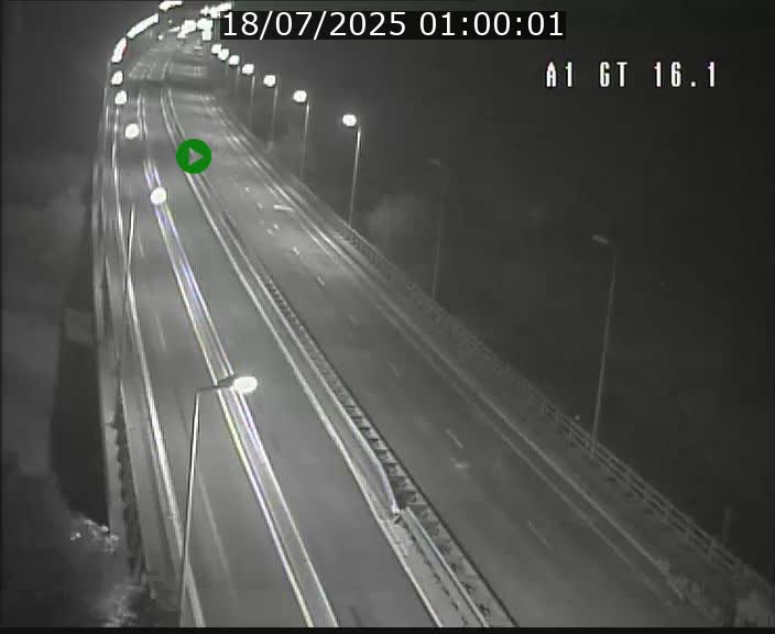 Traffic live webcam Luxembourg Niederanven - A1 direction Allemagne - BK 16.1