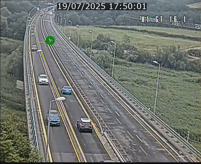 Traffic live webcam Luxembourg Niederanven - A1 direction Allemagne - BK 16.1
