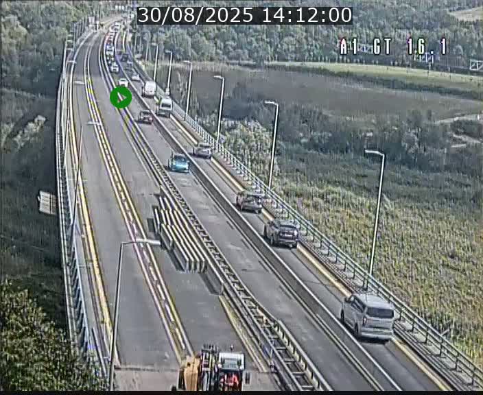 Traffic live webcam Luxembourg Niederanven - A1 direction Allemagne - BK 16.1