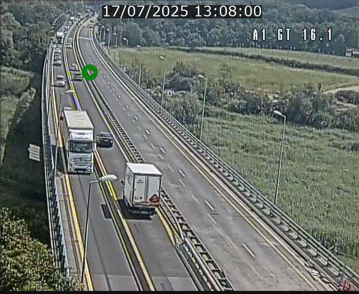 Traffic live webcam Luxembourg Niederanven - A1 direction Allemagne - BK 16.1
