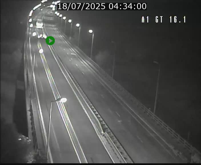 Traffic live webcam Luxembourg Niederanven - A1 direction Allemagne - BK 16.1