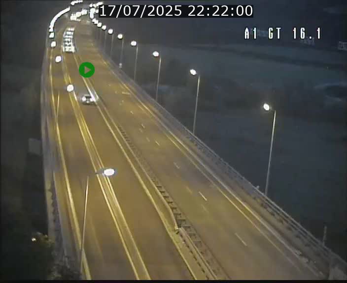 Traffic live webcam Luxembourg Niederanven - A1 direction Allemagne - BK 16.1