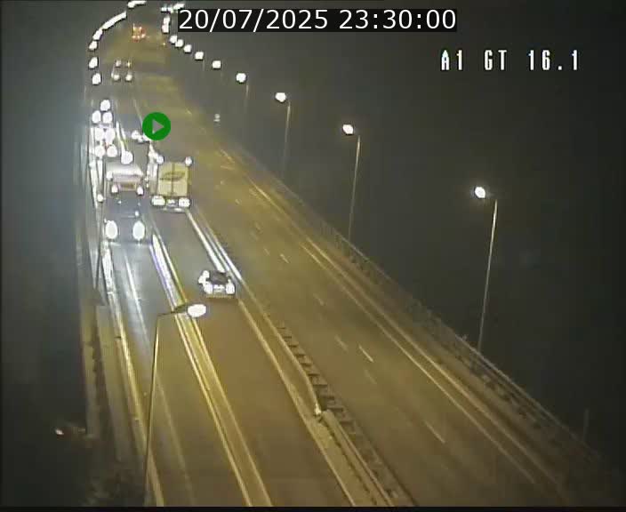 Traffic live webcam Luxembourg Niederanven - A1 direction Allemagne - BK 16.1