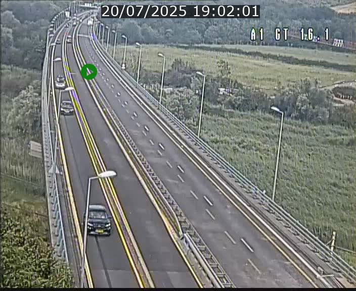 Traffic live webcam Luxembourg Niederanven - A1 direction Allemagne - BK 16.1