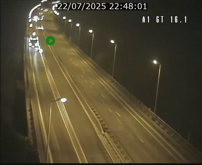 Traffic live webcam Luxembourg Niederanven - A1 direction Allemagne - BK 16.1