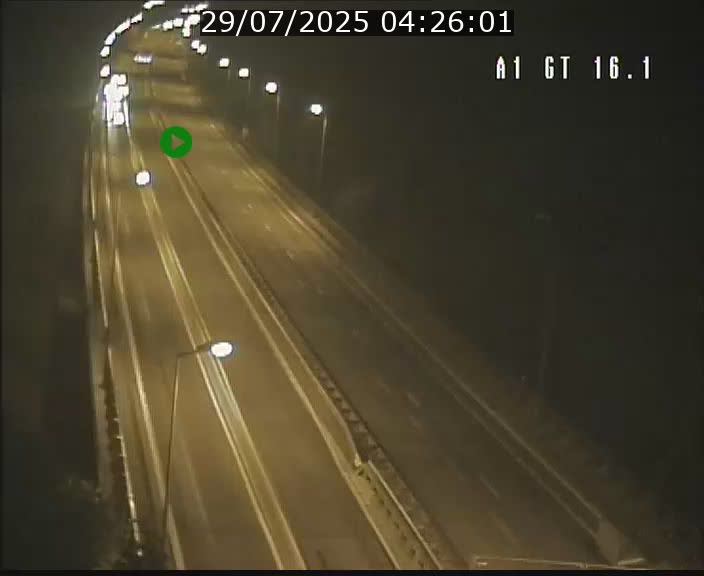 Traffic live webcam Luxembourg Niederanven - A1 direction Allemagne - BK 16.1