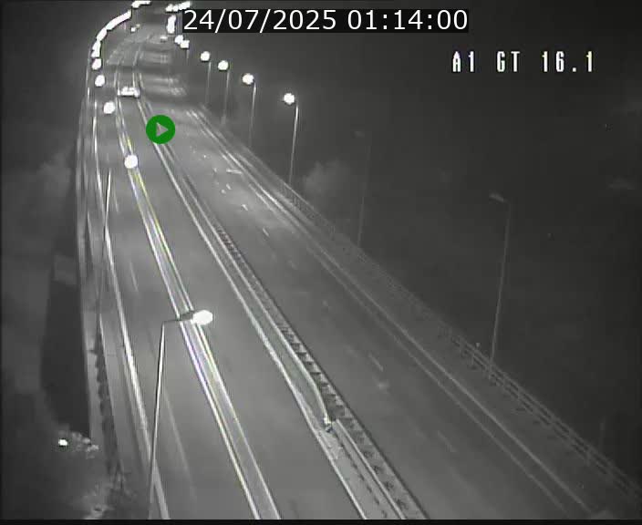 Traffic live webcam Luxembourg Niederanven - A1 direction Allemagne - BK 16.1