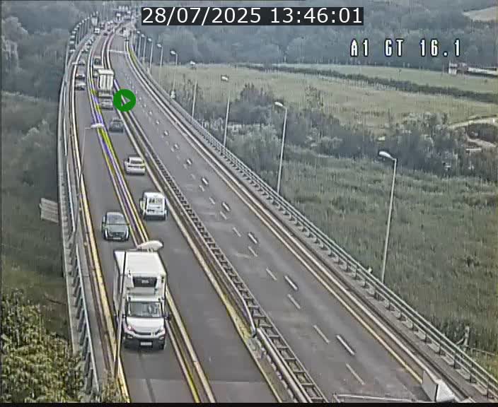 Traffic live webcam Luxembourg Niederanven - A1 direction Allemagne - BK 16.1