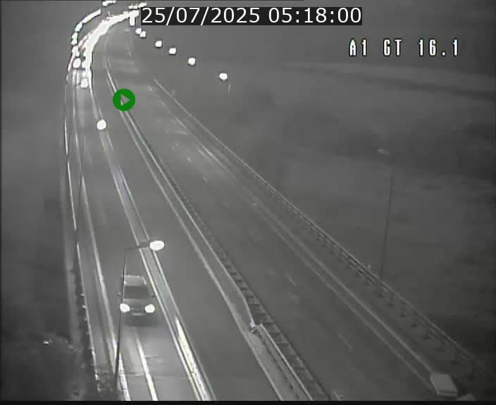 Traffic live webcam Luxembourg Niederanven - A1 direction Allemagne - BK 16.1