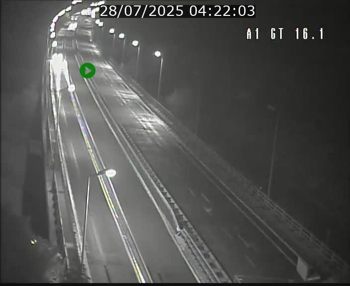 Traffic live webcam Luxembourg Niederanven - A1 direction Allemagne - BK 16.1