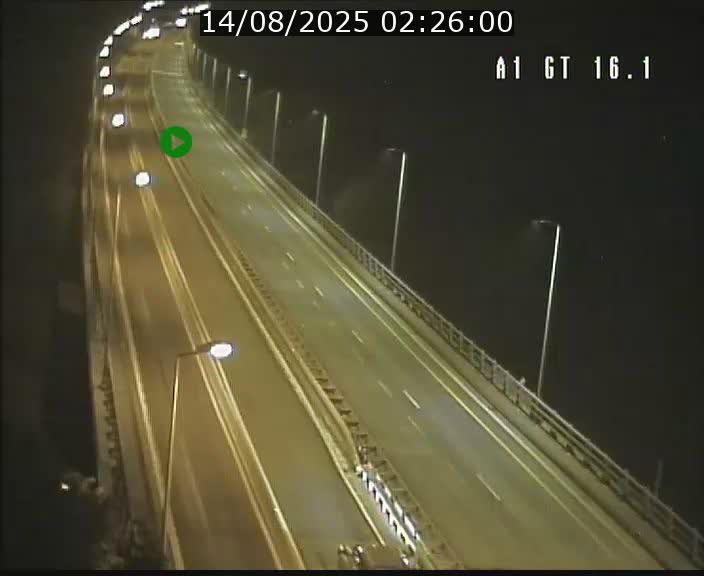 Traffic live webcam Luxembourg Niederanven - A1 direction Allemagne - BK 16.1