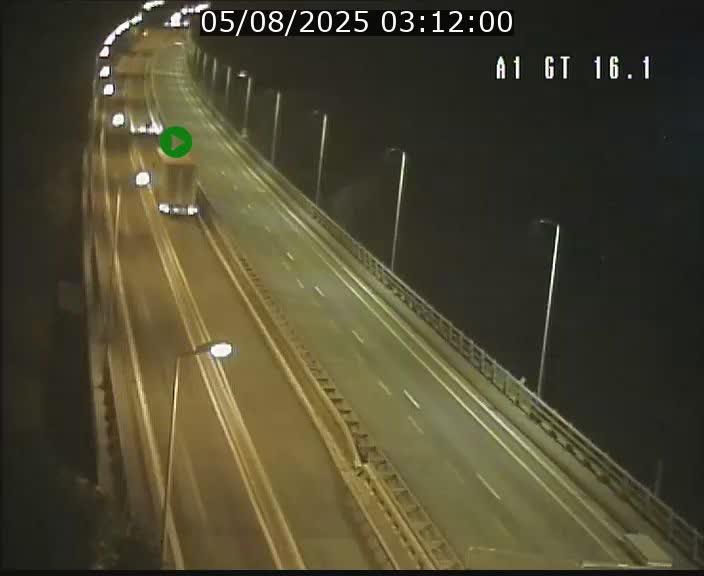 Traffic live webcam Luxembourg Niederanven - A1 direction Allemagne - BK 16.1
