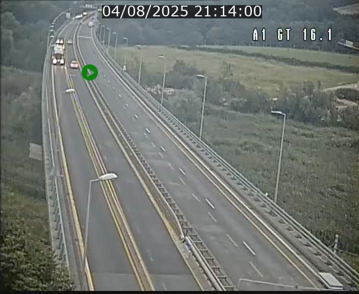 Traffic live webcam Luxembourg Niederanven - A1 direction Allemagne - BK 16.1