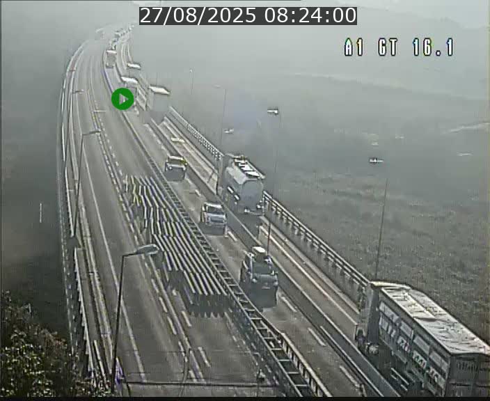 Traffic live webcam Luxembourg Niederanven - A1 direction Allemagne - BK 16.1