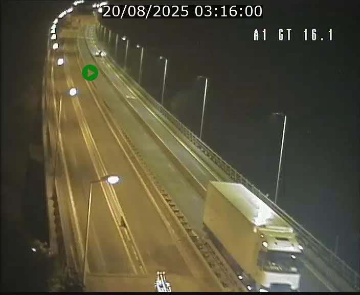 Traffic live webcam Luxembourg Niederanven - A1 direction Allemagne - BK 16.1