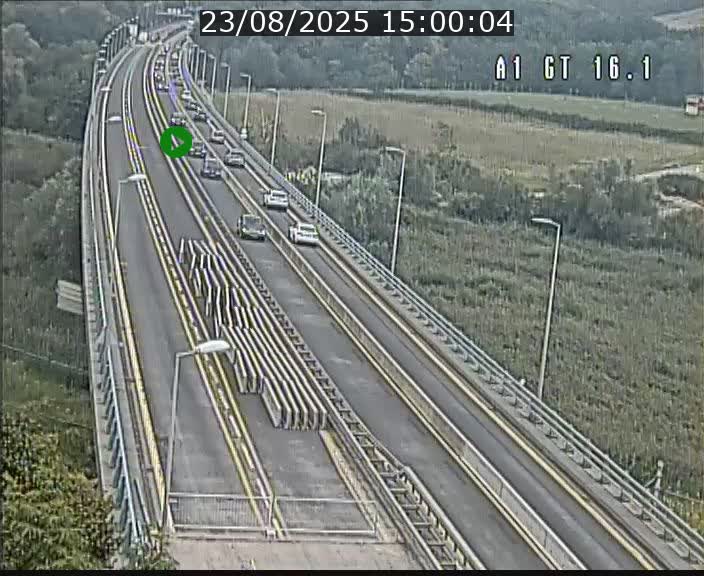 <h2>Traffic live webcam Luxembourg Niederanven - A1 direction Allemagne - BK 16.1</h2>