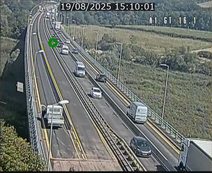 <h2>Traffic live webcam Luxembourg Niederanven - A1 direction Allemagne - BK 16.1</h2>