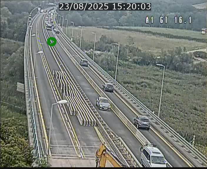 <h2>Traffic live webcam Luxembourg Niederanven - A1 direction Allemagne - BK 16.1</h2>