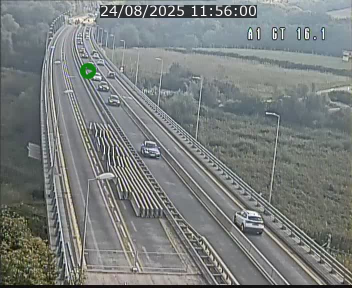 <h2>Traffic live webcam Luxembourg Niederanven - A1 direction Allemagne - BK 16.1</h2>