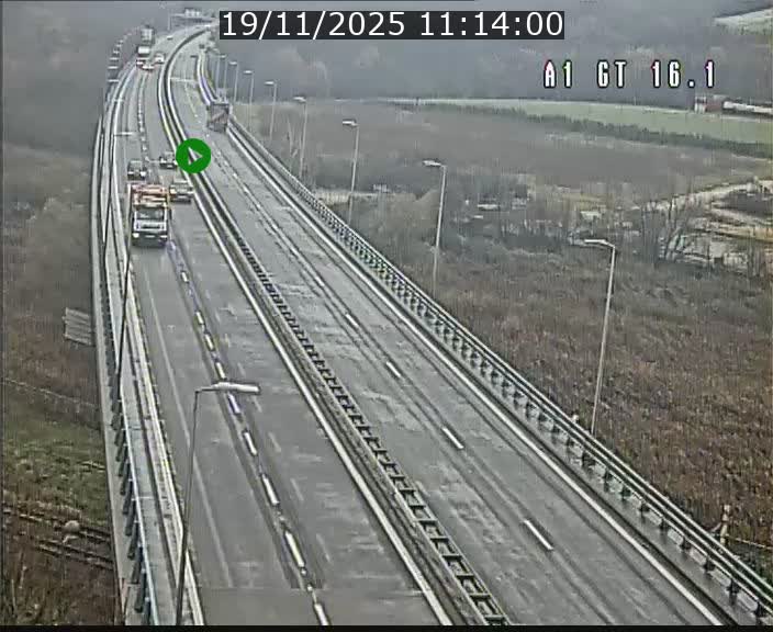 Traffic live webcam Luxembourg Niederanven - A1 direction Allemagne - BK 16.1