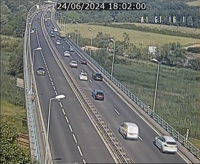 <h2>Traffic live webcam Luxembourg Niederanven - A1 direction Allemagne - BK 16.1</h2>