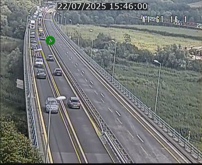 <h2>Traffic live webcam Luxembourg Niederanven - A1 direction Allemagne - BK 16.1</h2>