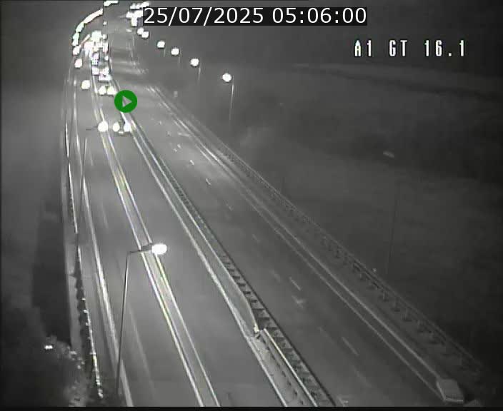 <h2>Traffic live webcam Luxembourg Niederanven - A1 direction Allemagne - BK 16.1</h2>