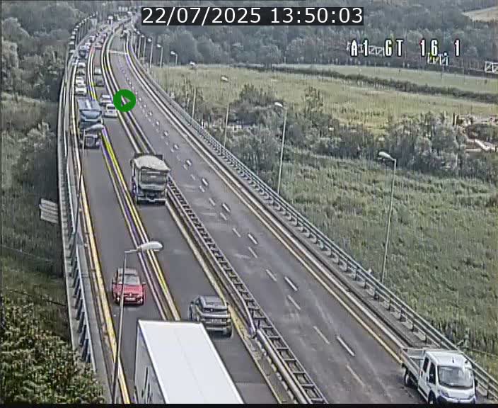 <h2>Traffic live webcam Luxembourg Niederanven - A1 direction Allemagne - BK 16.1</h2>