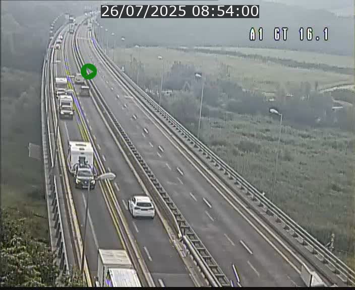 <h2>Traffic live webcam Luxembourg Niederanven - A1 direction Allemagne - BK 16.1</h2>