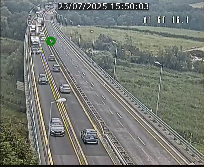 <h2>Traffic live webcam Luxembourg Niederanven - A1 direction Allemagne - BK 16.1</h2>