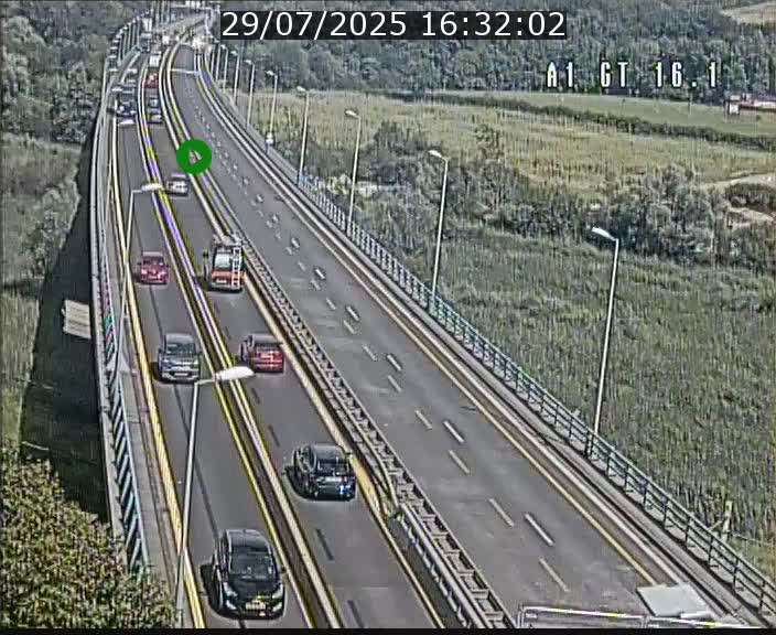 <h2>Traffic live webcam Luxembourg Niederanven - A1 direction Allemagne - BK 16.1</h2>