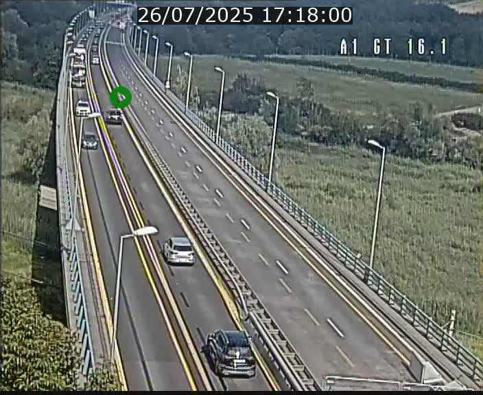 <h2>Traffic live webcam Luxembourg Niederanven - A1 direction Allemagne - BK 16.1</h2>