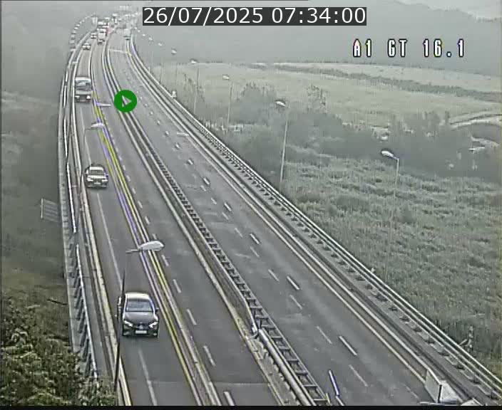 <h2>Traffic live webcam Luxembourg Niederanven - A1 direction Allemagne - BK 16.1</h2>