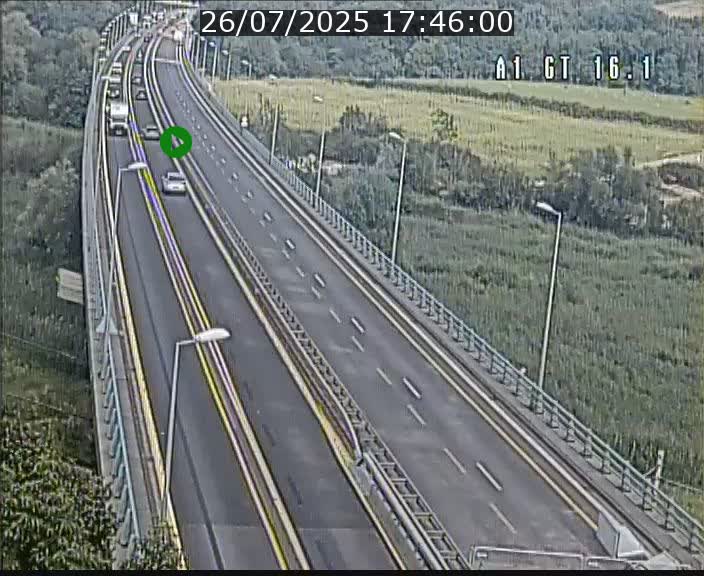 <h2>Traffic live webcam Luxembourg Niederanven - A1 direction Allemagne - BK 16.1</h2>