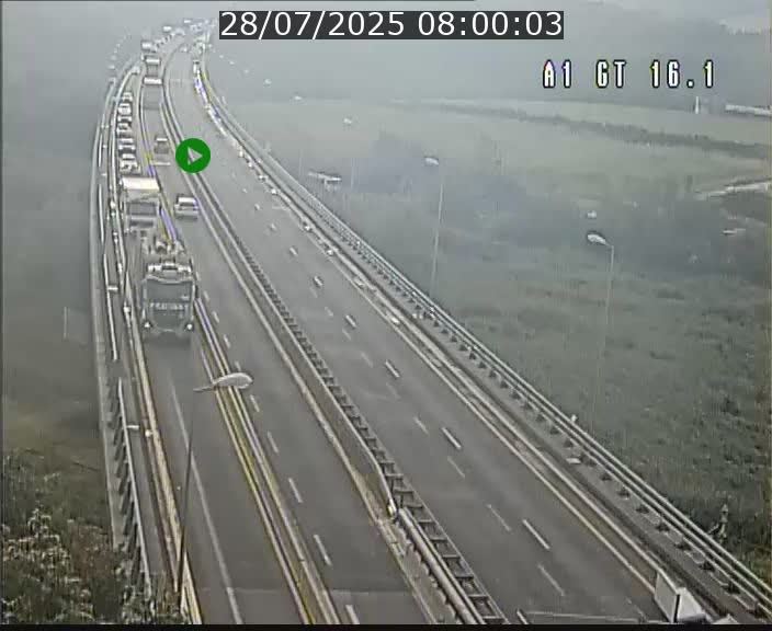 <h2>Traffic live webcam Luxembourg Niederanven - A1 direction Allemagne - BK 16.1</h2>
