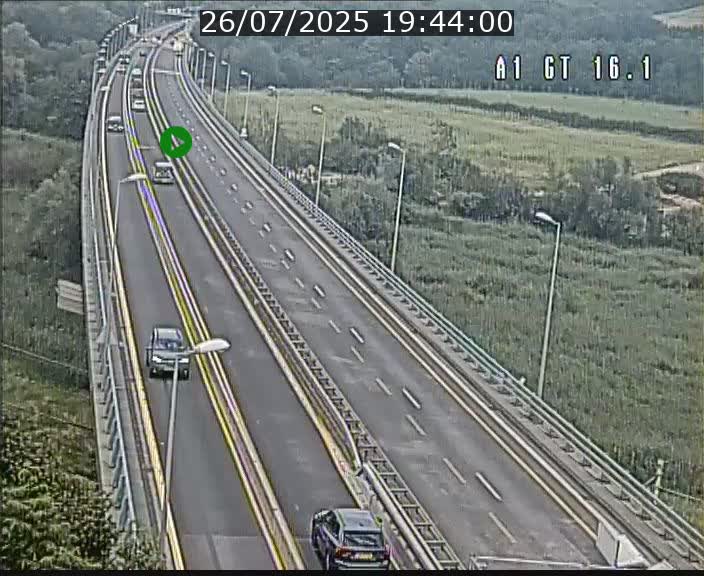 <h2>Traffic live webcam Luxembourg Niederanven - A1 direction Allemagne - BK 16.1</h2>