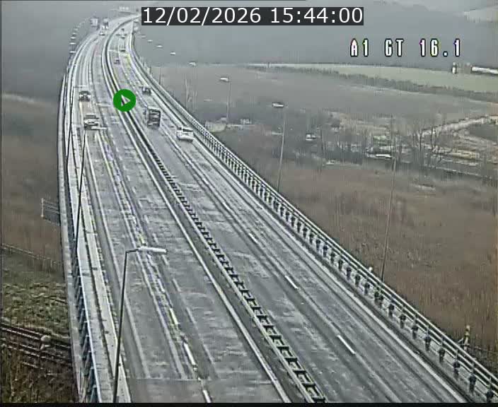 Traffic live webcam Luxembourg Niederanven - A1 direction Allemagne - BK 16.1