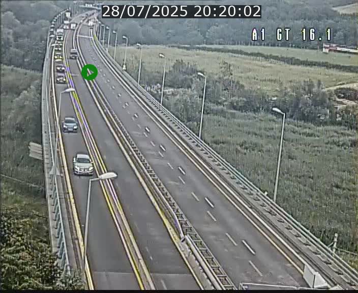 <h2>Traffic live webcam Luxembourg Niederanven - A1 direction Allemagne - BK 16.1</h2>