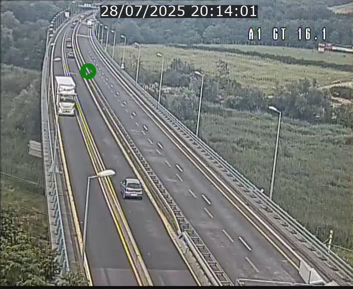 <h2>Traffic live webcam Luxembourg Niederanven - A1 direction Allemagne - BK 16.1</h2>