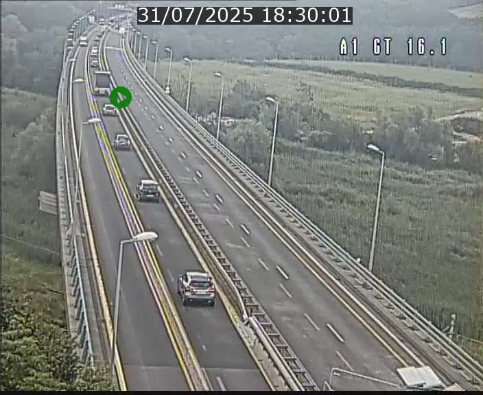 <h2>Traffic live webcam Luxembourg Niederanven - A1 direction Allemagne - BK 16.1</h2>