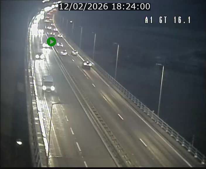 <h2>Traffic live webcam Luxembourg Niederanven - A1 direction Allemagne - BK 16.1</h2>