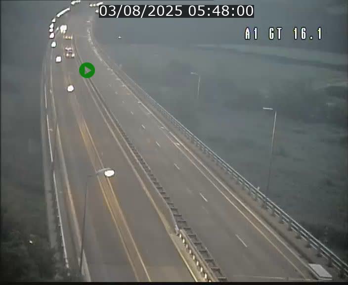 <h2>Traffic live webcam Luxembourg Niederanven - A1 direction Allemagne - BK 16.1</h2>