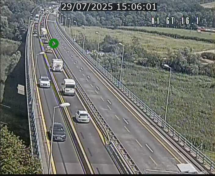 <h2>Traffic live webcam Luxembourg Niederanven - A1 direction Allemagne - BK 16.1</h2>